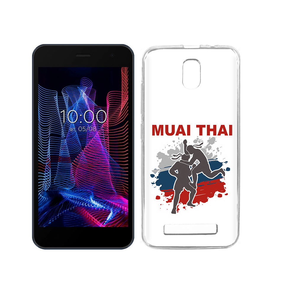 

Чехол MyPads Tocco для BQ 5047L Like Муайтай, Прозрачный, Tocco