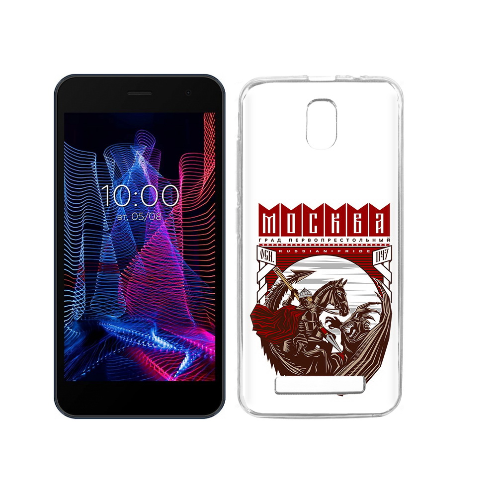 

Чехол MyPads Tocco для BQ 5047L Like Москва Россия, Прозрачный, Tocco