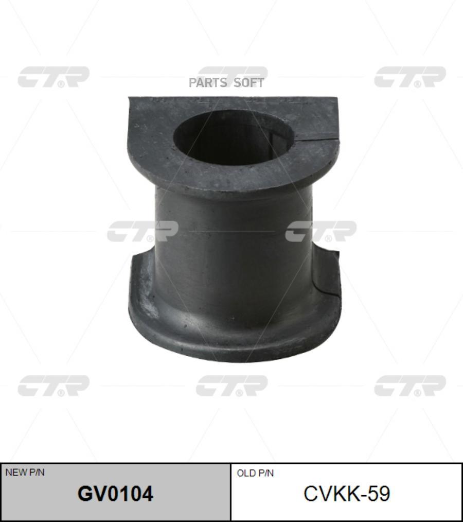 

Втулка Стабилизатора Переднего Kia Sorento 0206 Cvkk59 Ctr Gv0104 CTR арт. GV0104