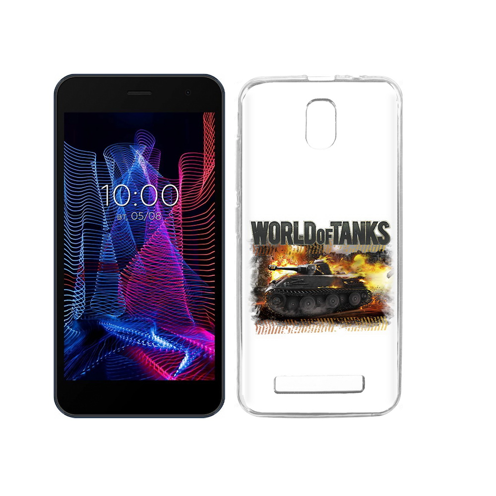 

Чехол MyPads Tocco для BQ 5047L Like Мир танков-2, Прозрачный, Tocco