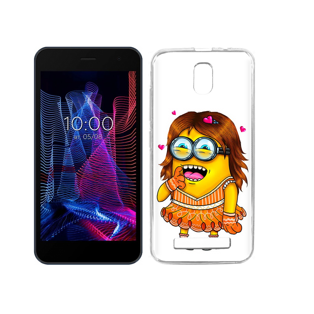 

Чехол MyPads Tocco для BQ 5047L Like Миньон девочка, Прозрачный, Tocco