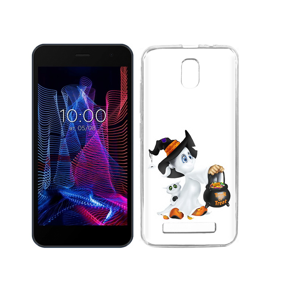 

Чехол MyPads Tocco для BQ 5047L Like Маленький призрак, Прозрачный, Tocco