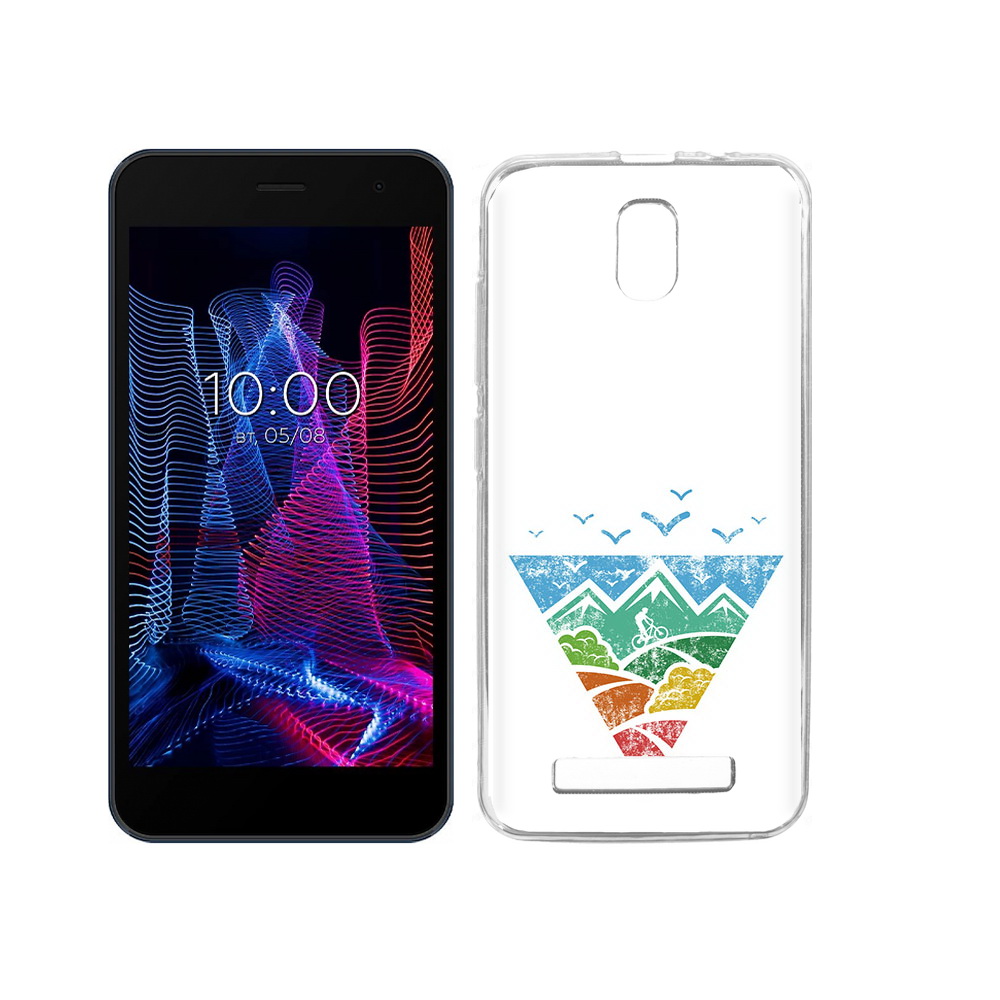 

Чехол MyPads Tocco для BQ 5047L Like Лес земля море чайки, Прозрачный, Tocco