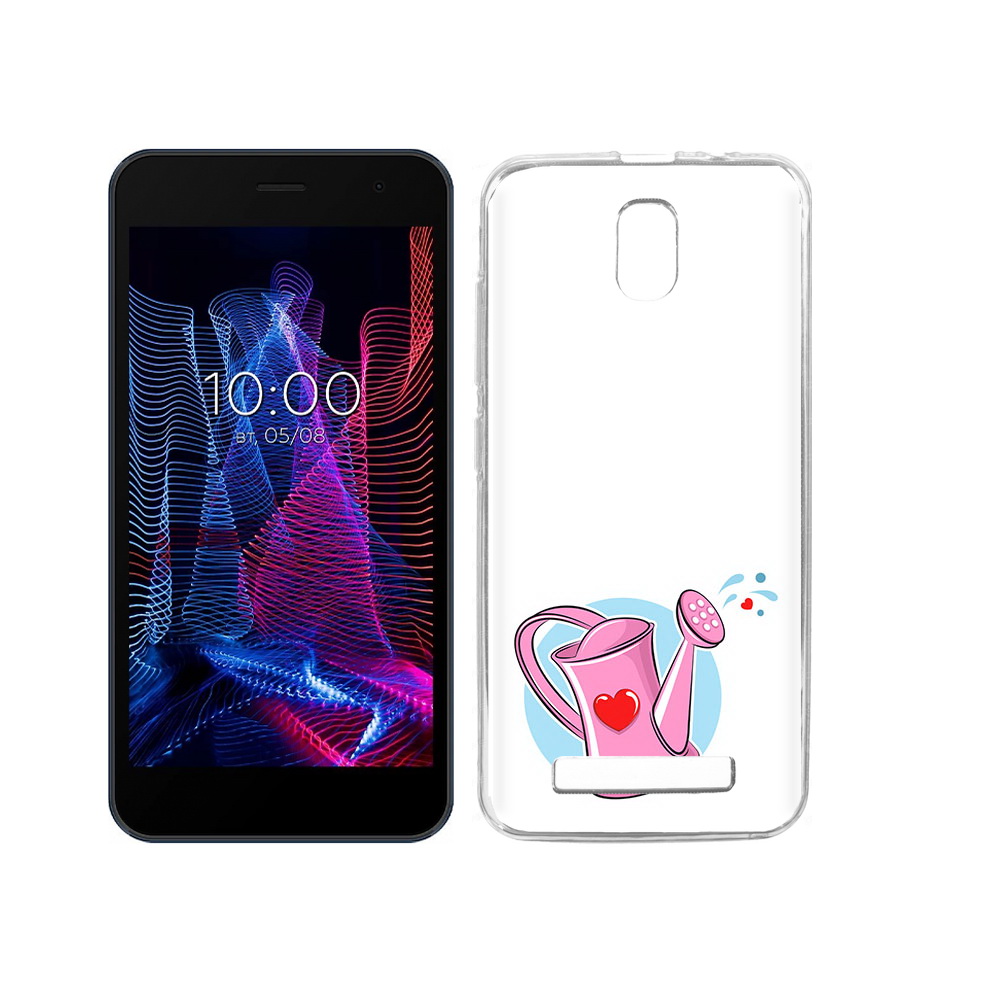 

Чехол MyPads Tocco для BQ 5047L Like Лейка любви 14 февраля, Прозрачный, Tocco