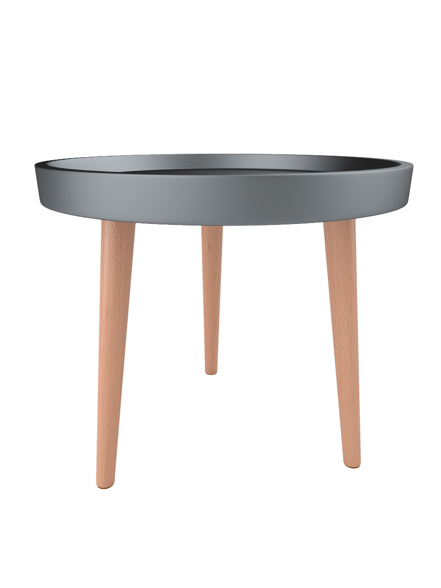

Стол журнальный byROOM Fig 45х50х50, серый, Fig