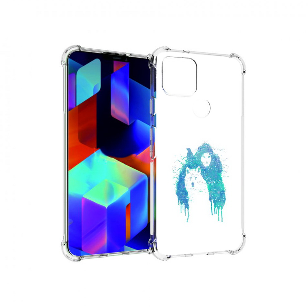 

Чехол MyPads Tocco для Google Pixel 5 джон сноу, Прозрачный, Tocco