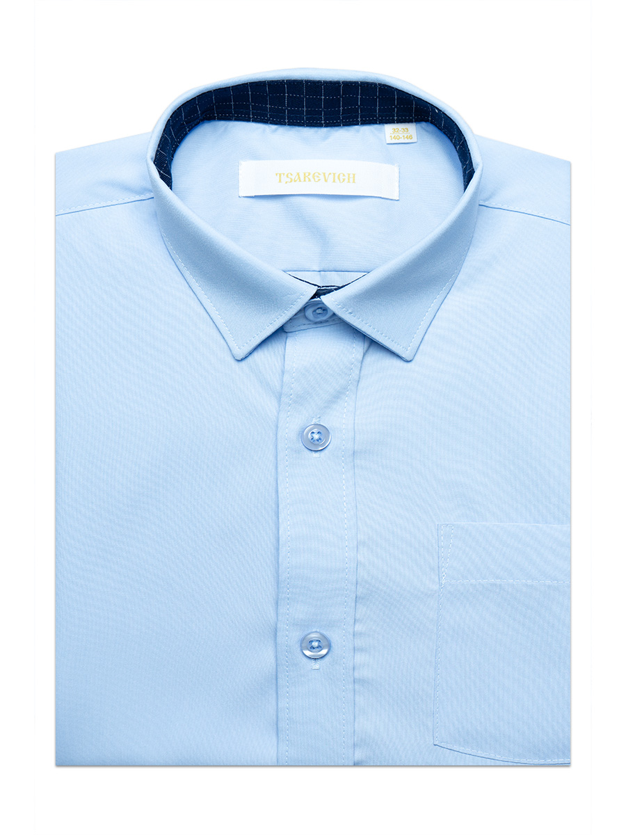

Рубашка детская Tsarevich Cashmere Blue_LOK_M, голубой, 146, Cashmere Blue_LOK_M