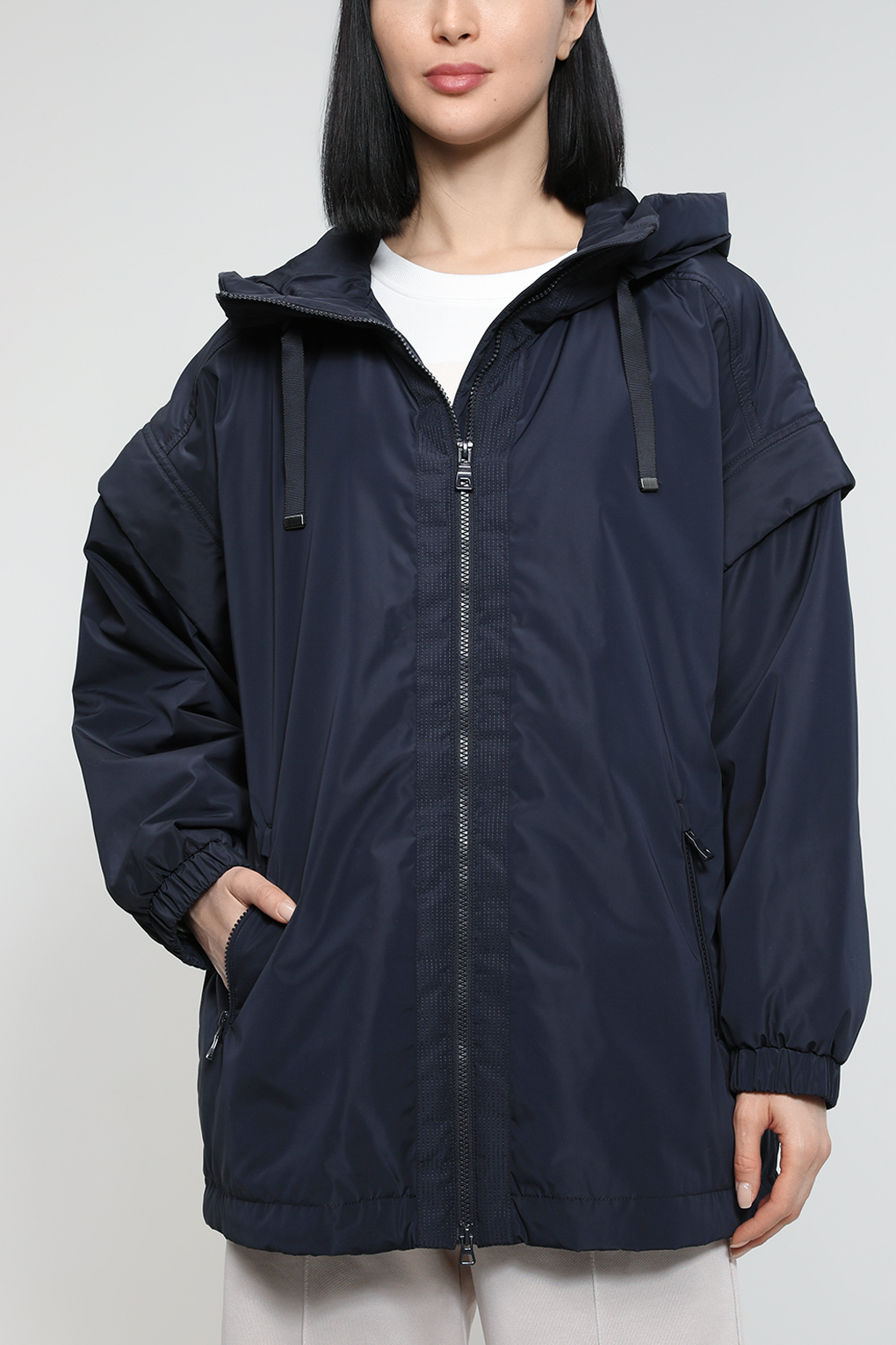 

Плащ женский GEOX W3520DT2965 синий 46 IT, W3520DT2965