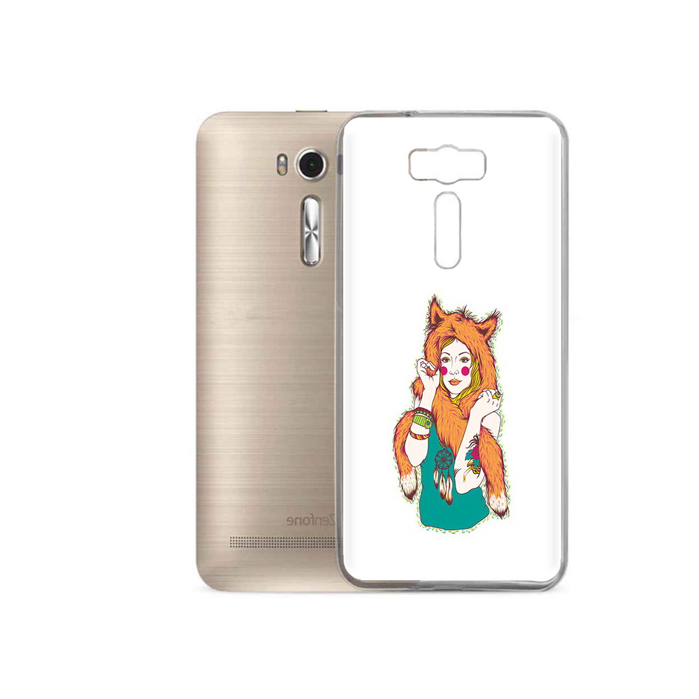 

Чехол MyPads Tocco для Asus ZenFone 2 Laser (ZE500KL) Девушка лиса (PT16965.647.62), Прозрачный, Tocco