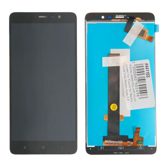 

Дисплей в сборе с тачскрином для Xiaomi Redmi Note 3, Redmi Note 3 Pro, чёрный, PD-441103