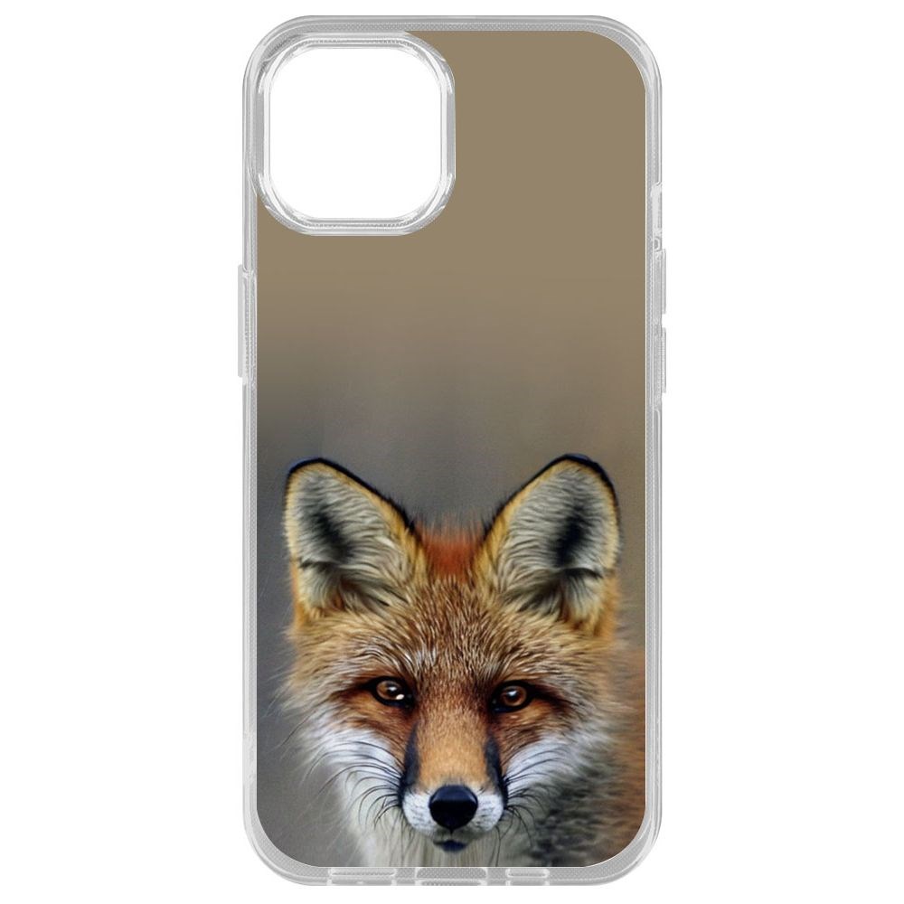 

Чехол-накладка Krutoff Clear Case Нейролиса для iPhone 14 Plus, Прозрачный