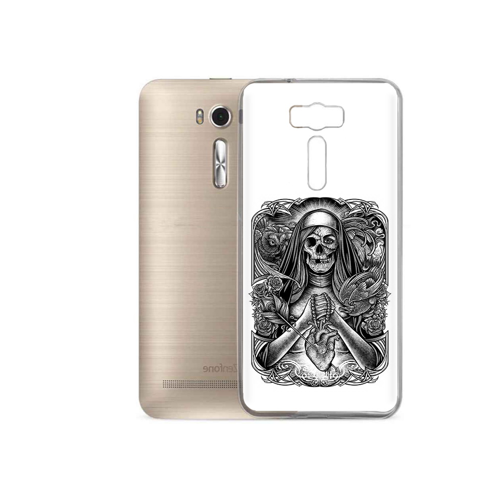 

Чехол MyPads Tocco для Asus ZenFone 2 Laser (ZE500KL) скелет с сердцем (PT16965.647.603), Прозрачный, Tocco