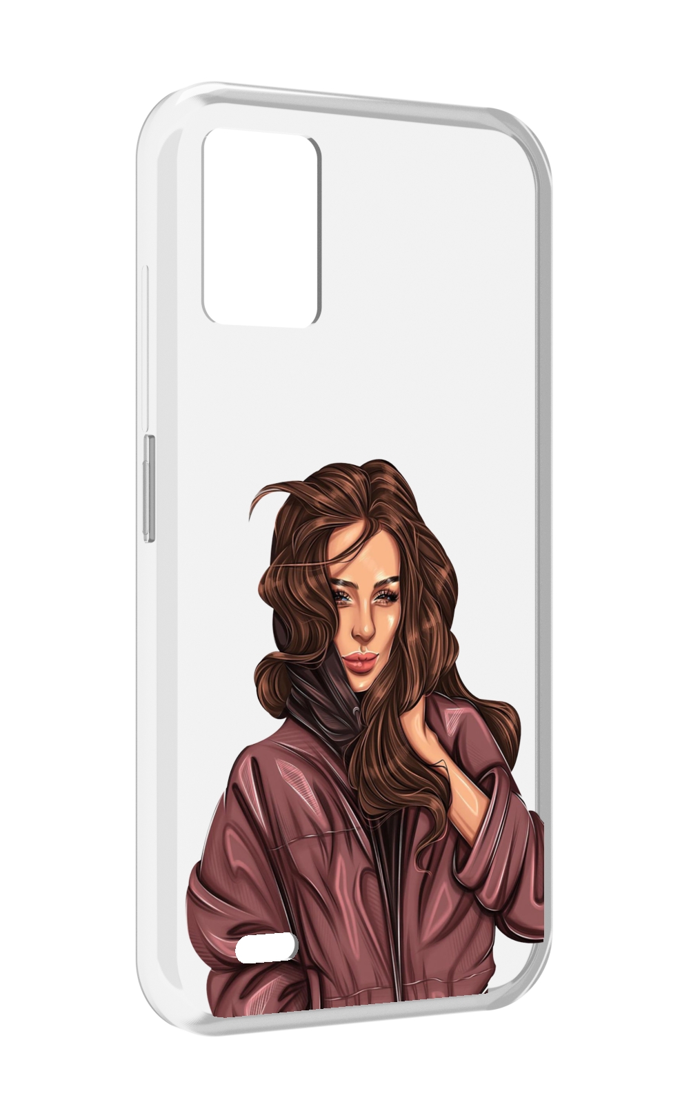 

Чехол MyPads Арт рисунок девушки для UMIDIGI Bison 1, Прозрачный, Tocco