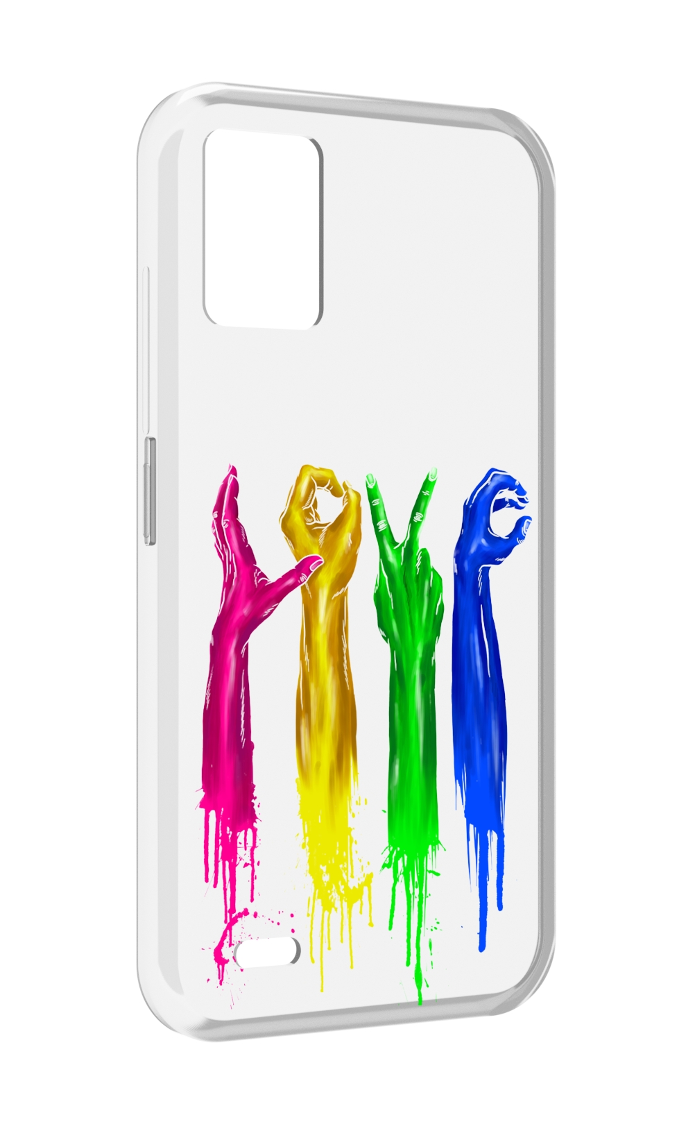 

Чехол MyPads яркие руки love для UMIDIGI Bison 1, Прозрачный, Tocco