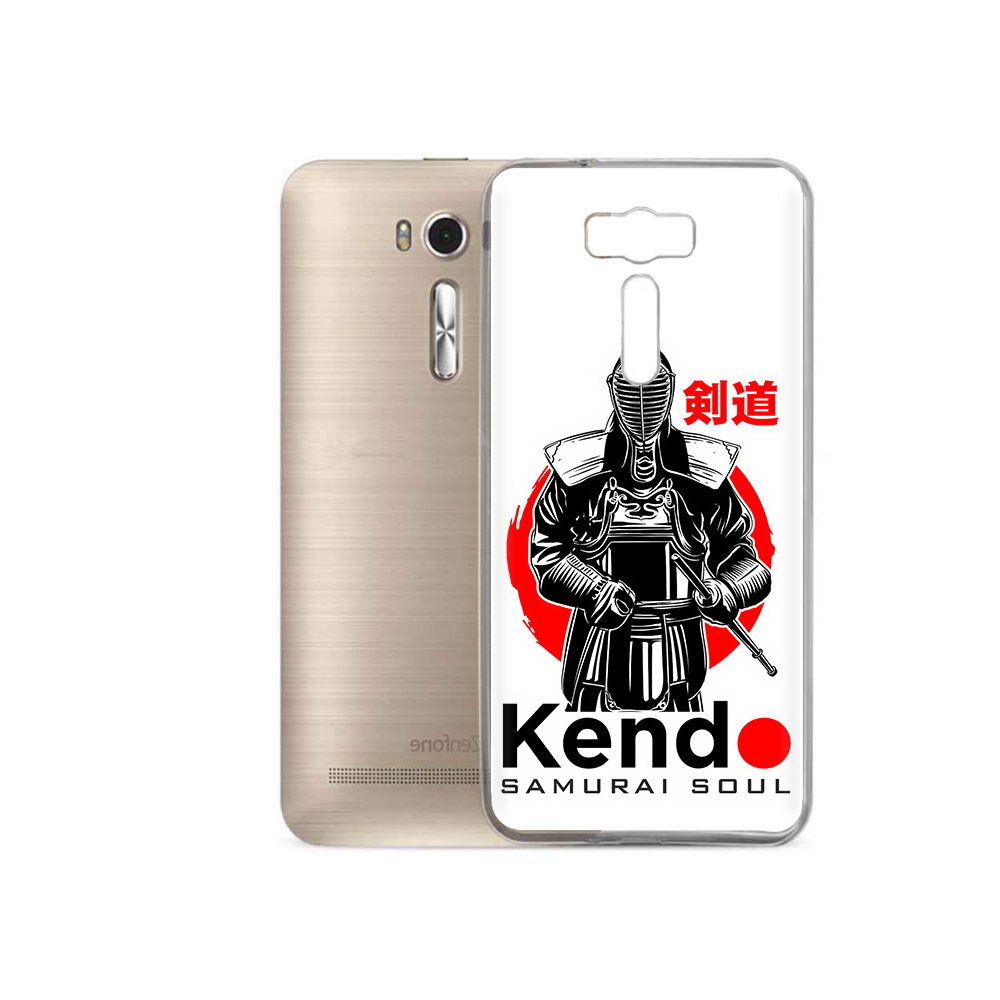 

Чехол MyPads Tocco для Asus ZenFone 2 Laser (ZE500KL) рисованый самурай, Прозрачный, Tocco
