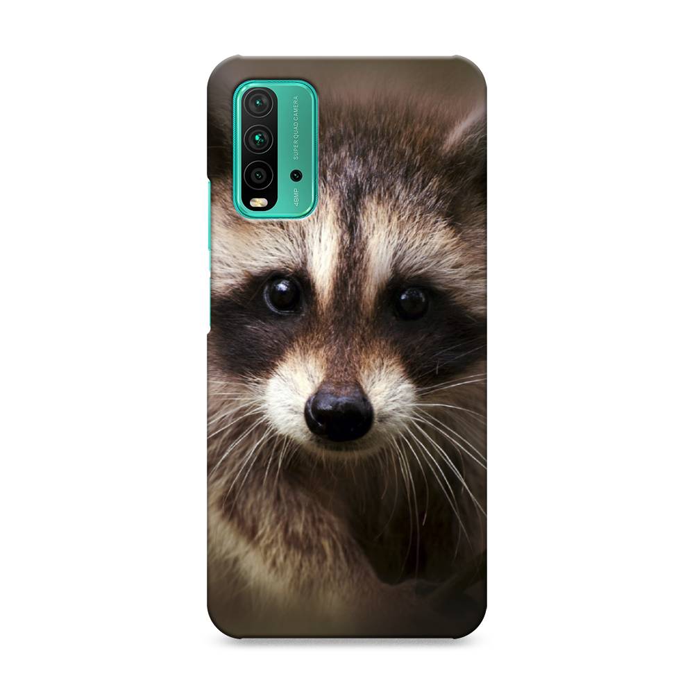 

Пластиковый чехол "Енот" на Xiaomi Redmi 9T, 39820-1
