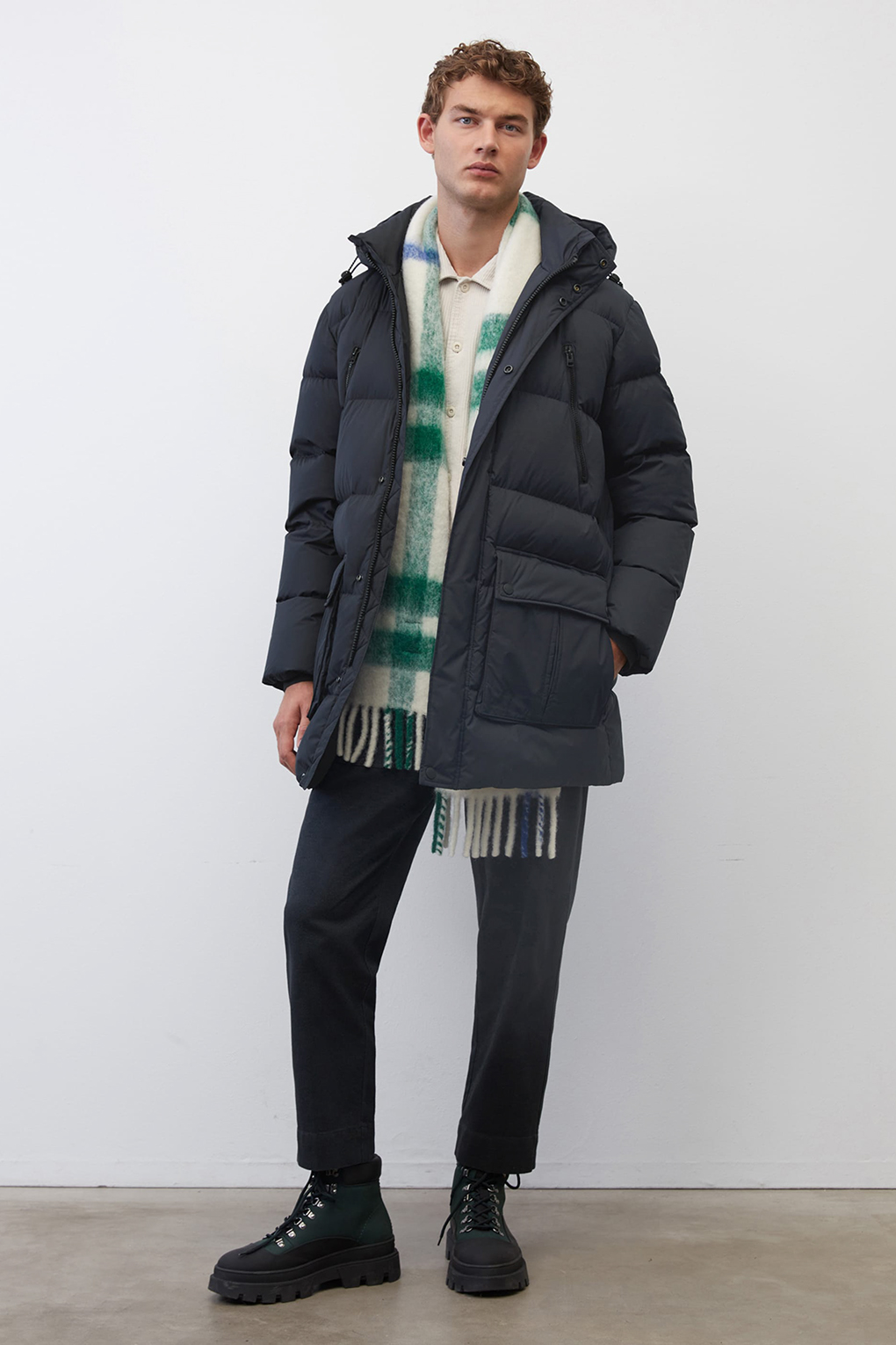 

Куртка мужская Marc O’Polo 229 0960 70084 синяя XL, Синий, 229 0960 70084