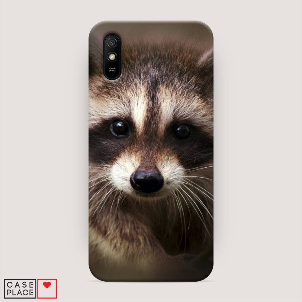 

Пластиковый чехол "Енот" на Xiaomi Redmi 9A, 38920-1