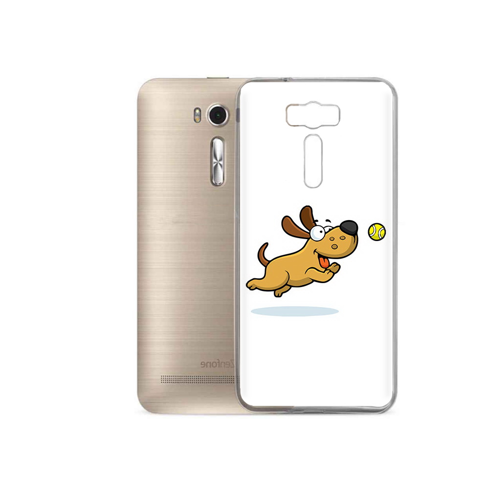 

Чехол MyPads Tocco для Asus ZenFone 2 Laser (ZE500KL) пёсик, Прозрачный, Tocco