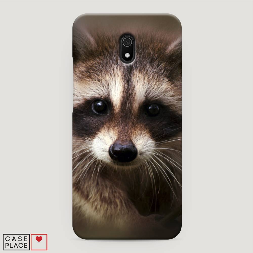 

Пластиковый чехол "Енот" на Xiaomi Redmi 8A, 37220-1
