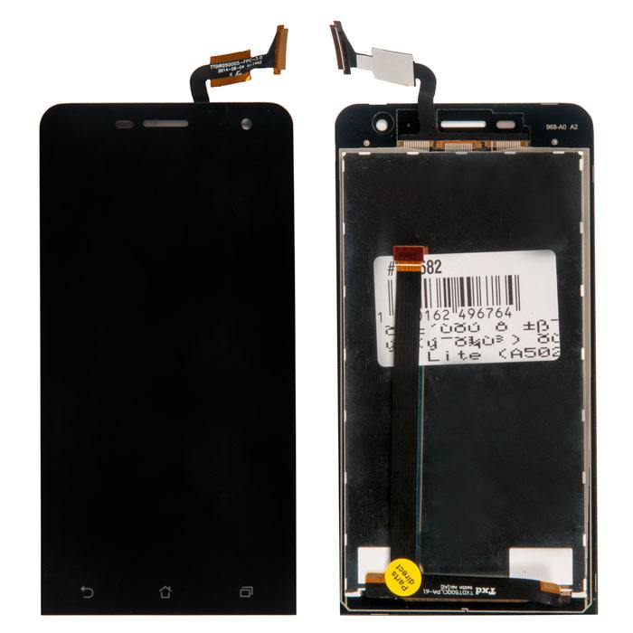 

Дисплей в сборе с тачскрином для Asus ZenFone 5 Lite (A502CG) чёрный, PD-745582