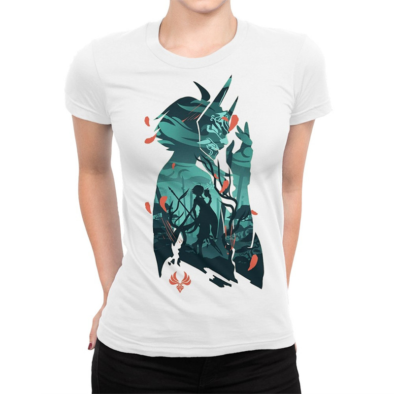 

Футболка женская Dream Shirts Аниме Genshin Impact 1 белая L, Белый, Аниме Genshin Impact 1