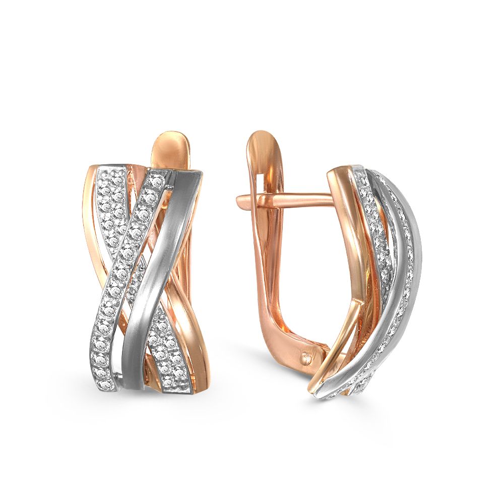 

Серьги из красного золота с фианитом NEWGOLD 094380_02_01_005_0004, 094380_02_01_005_0004