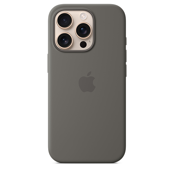 

Чехол Apple Silicone Case with MagSafe для iPhone 16 Pro Max Stone Gray (MYYV3), Серый, Silicone Case with MagSafe