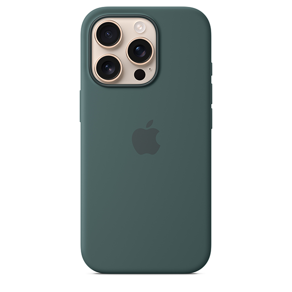 

Чехол Apple Silicone Case with MagSafe для iPhone 16 Pro Max Lake Green (MA7V4), Зеленый, Silicone Case with MagSafe