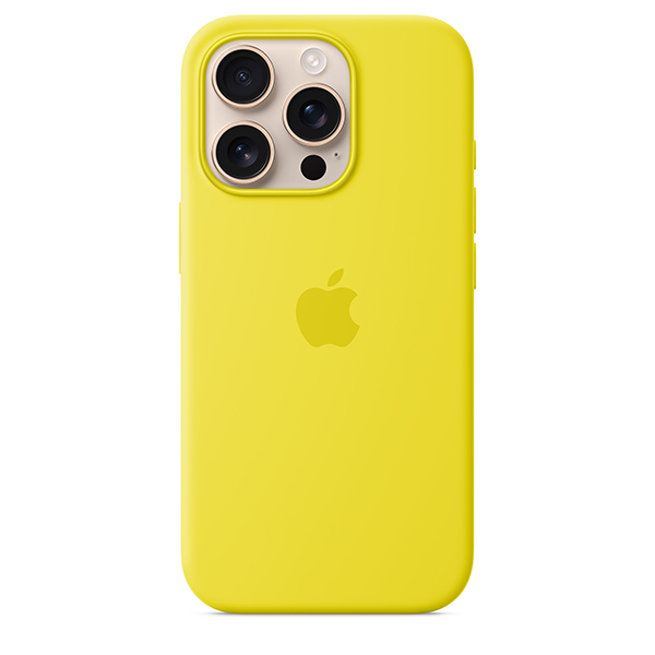 

Чехол Apple Silicone Case with MagSafe для iPhone 16 Pro Max Star Fruit (MA7U4), Желтый, Silicone Case with MagSafe