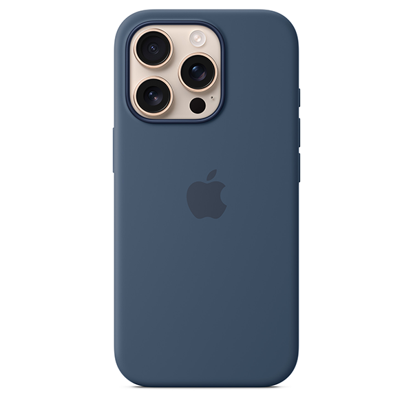 

Чехол Apple Silicone Case with MagSafe для iPhone 16 Pro Denim (MYYK3), Синий, Silicone Case with MagSafe