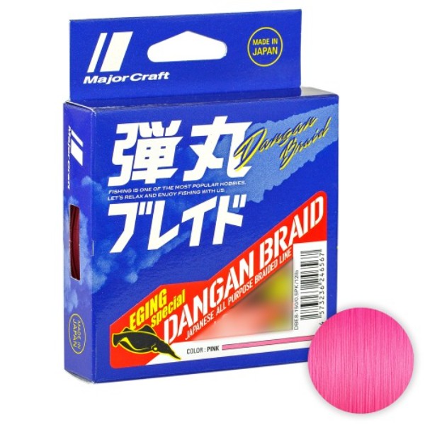 Шнур Major Craft Dangan Braid X4 150m 06 PINK 1115₽