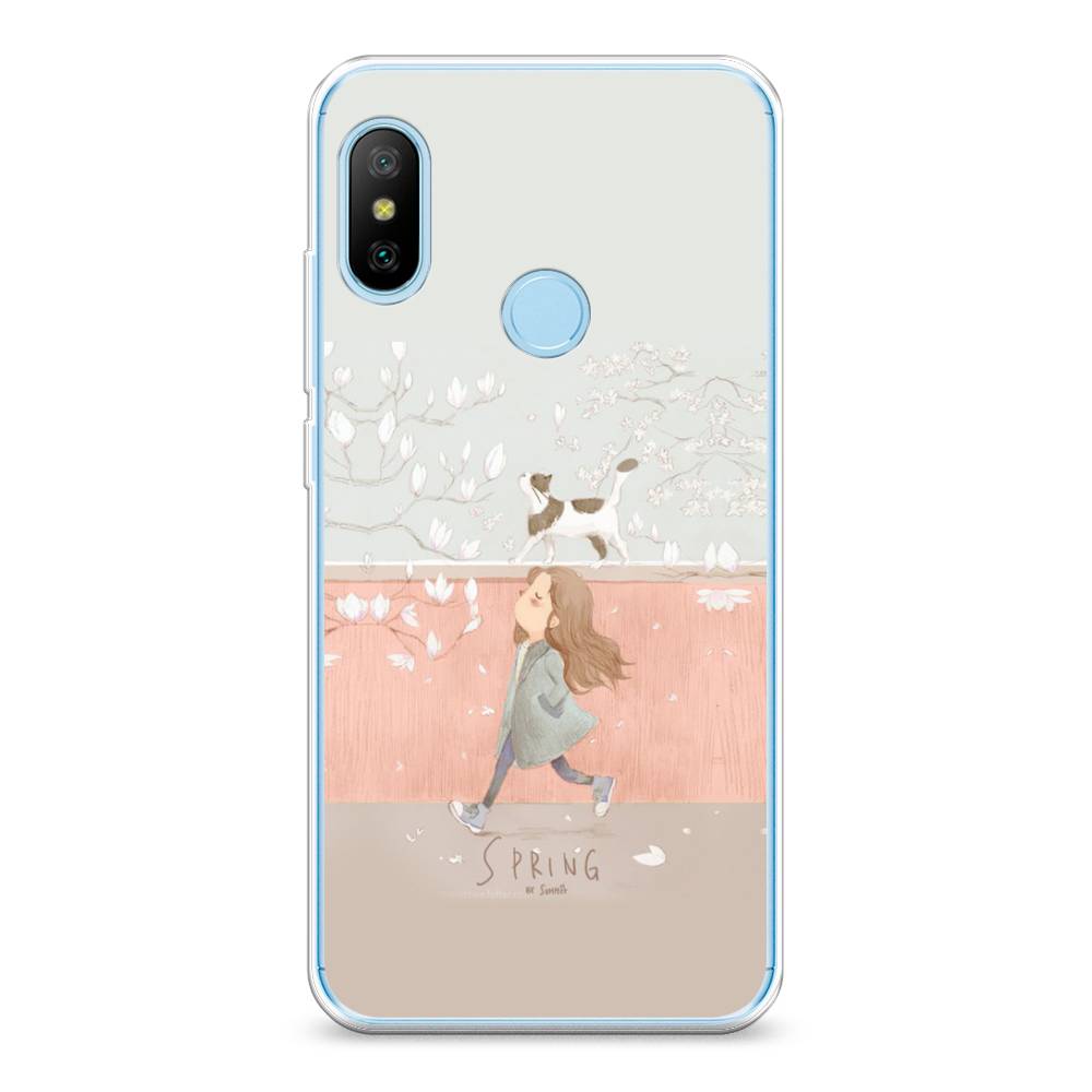 

Чехол Awog на Xiaomi Redmi 6 Pro/6 Plus/Mi A2 Lite "Девочка-весна", Разноцветный, 33950-7