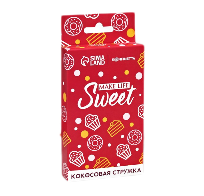 

Кондитерская кокосовая стружка Розовая, 30 гр.
