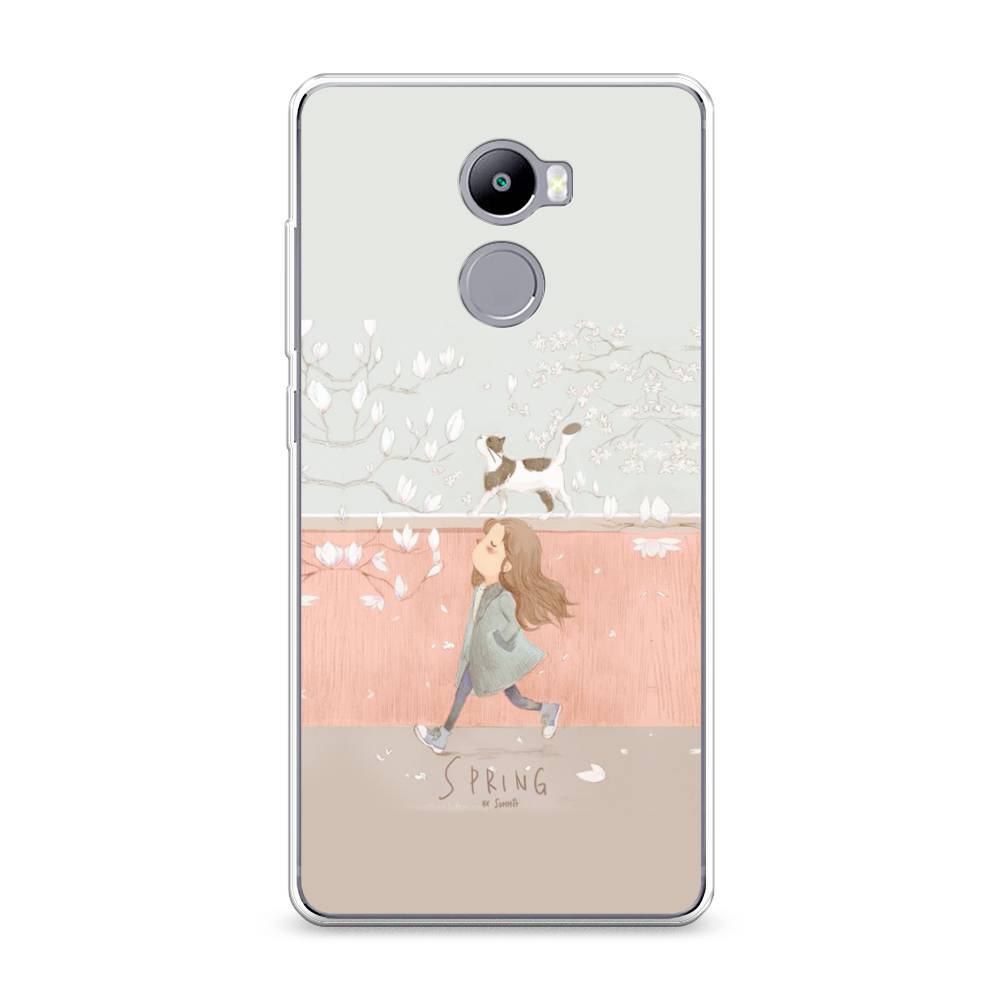 

Чехол Awog на Xiaomi Redmi 4 "Девочка-весна", Разноцветный, 31150-7