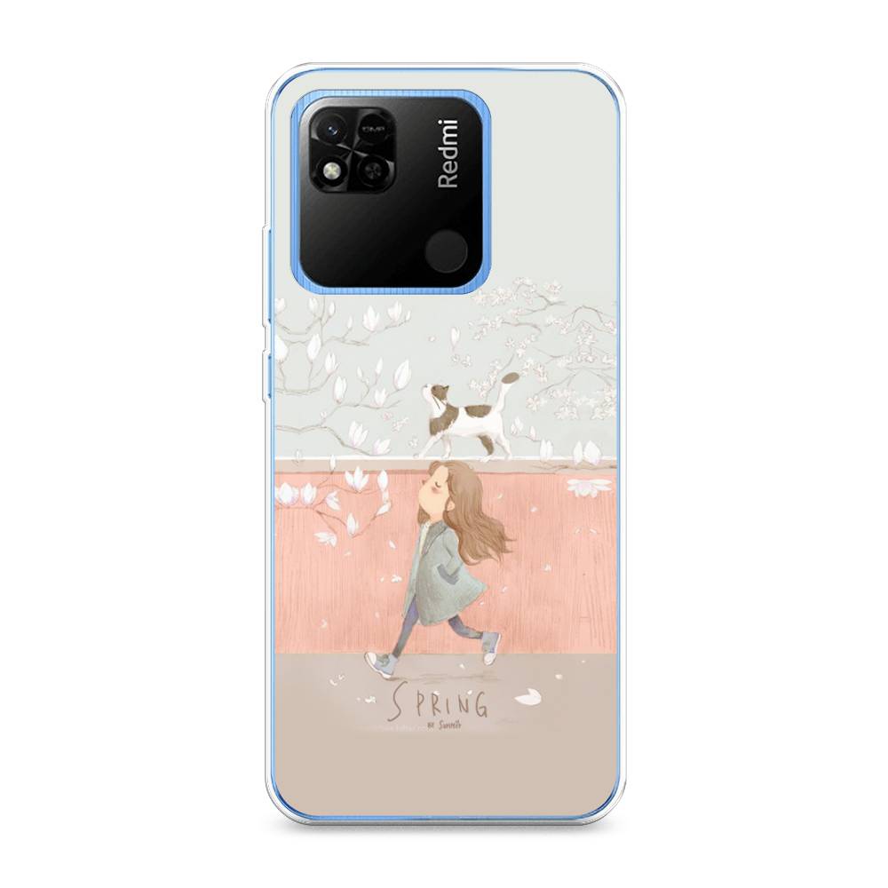 

Чехол Awog на Xiaomi Redmi 10A "Девочка-весна", Разноцветный, 313950-7