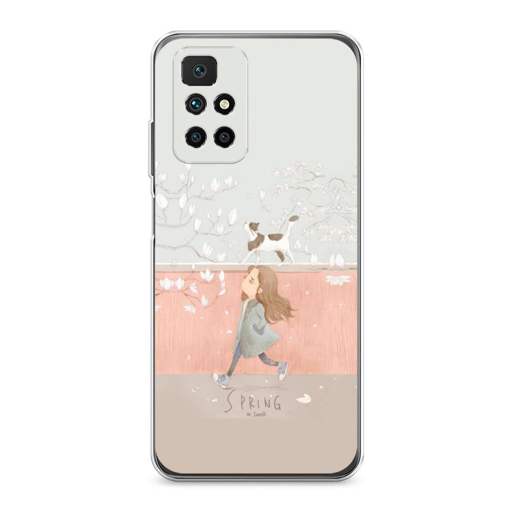 

Чехол Awog на Xiaomi Redmi 10 "Девочка-весна", Разноцветный, 311350-7