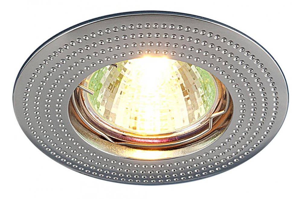 

Светильник потолочный встраиваемый ELEKTROSTANDARD 601 SN G5.3 50 Вт сатин никель