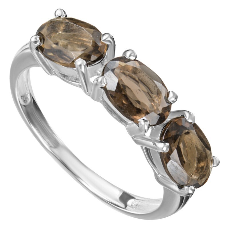 

Кольцо из серебра с раухтопазом р. , LAZURIT-ONLINE 8093PD, 8093PD