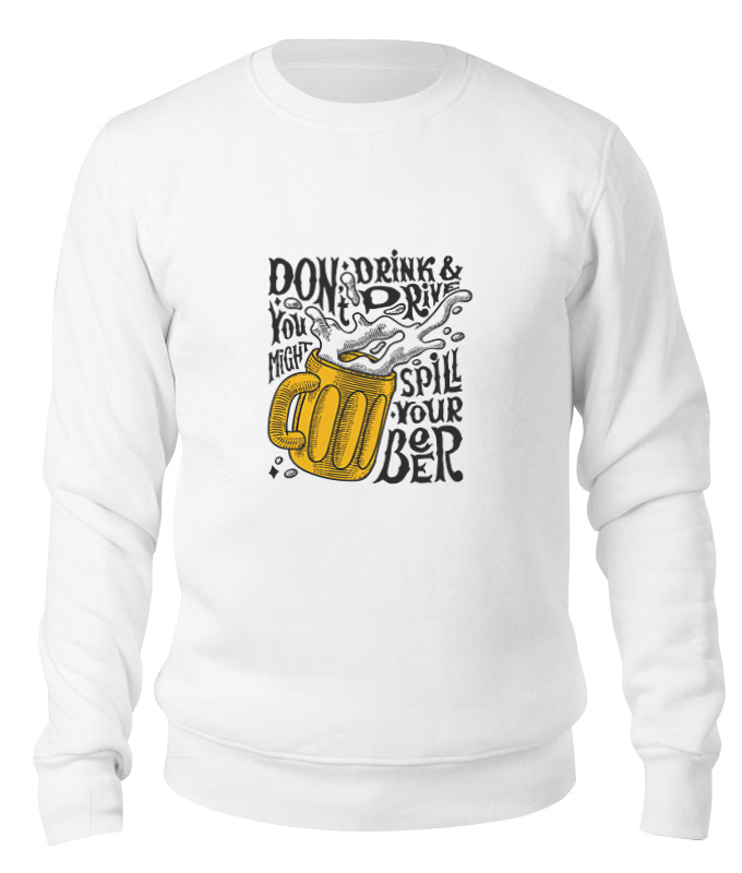 

Свитшот унисекс Printio Пиво (beer) белый XL, Пиво (beer)