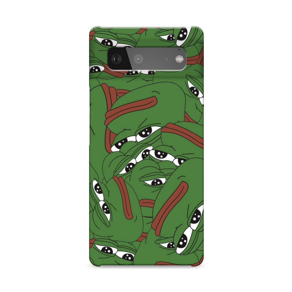 

Пластиковый чехол "Печальный frog" на Google Pixel 6, 270820-7