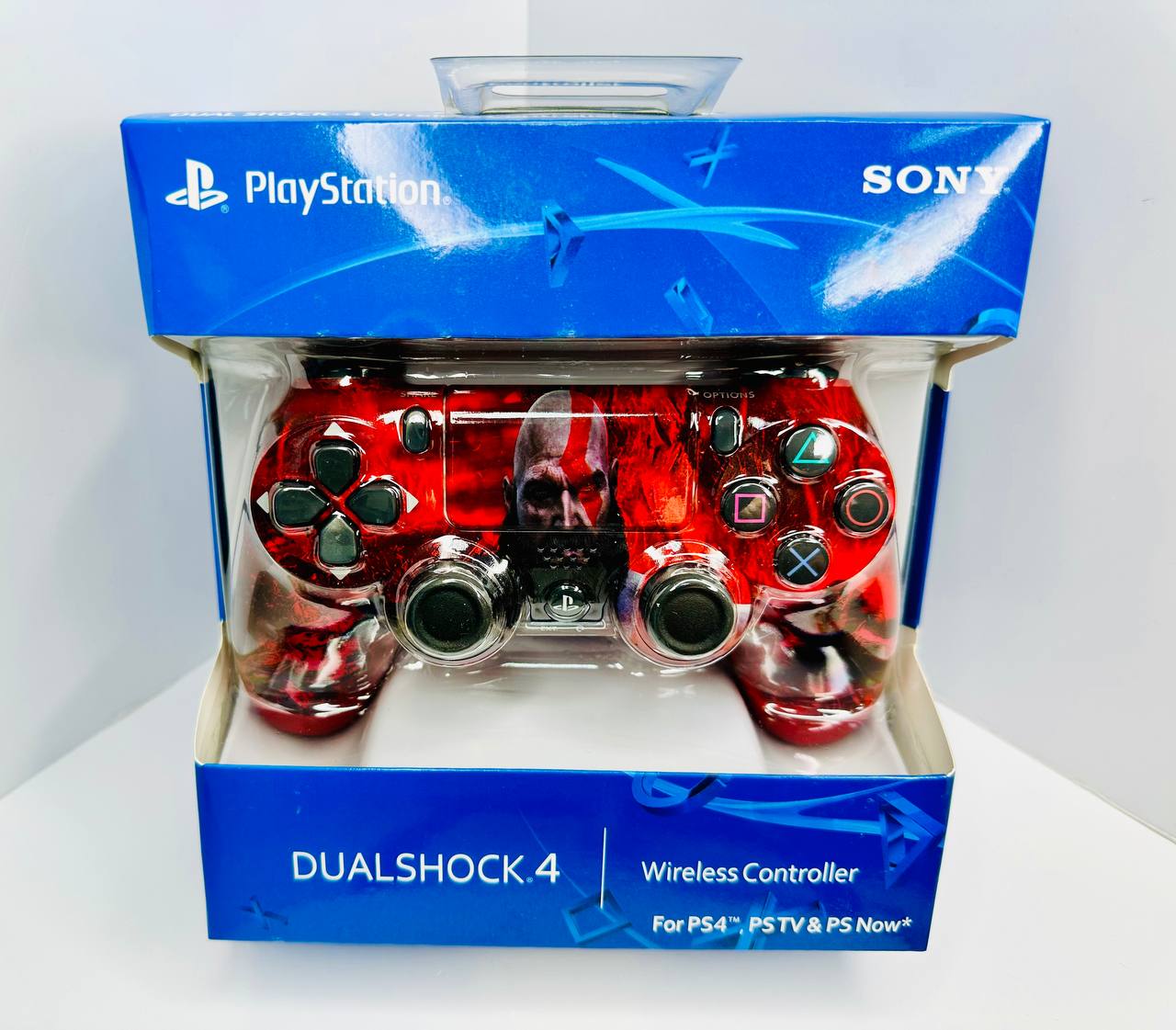 

Геймпад Sony DualShock 4 v2 God Of War Kratos Red, Разноцветный;синий, DualShock 4 v2