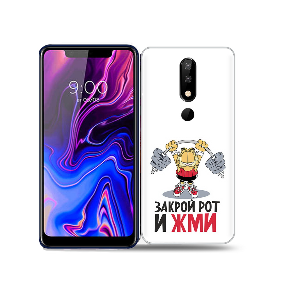 

Чехол MyPads Tocco для BQ 5732L Закрой рот и жми, Прозрачный, Tocco