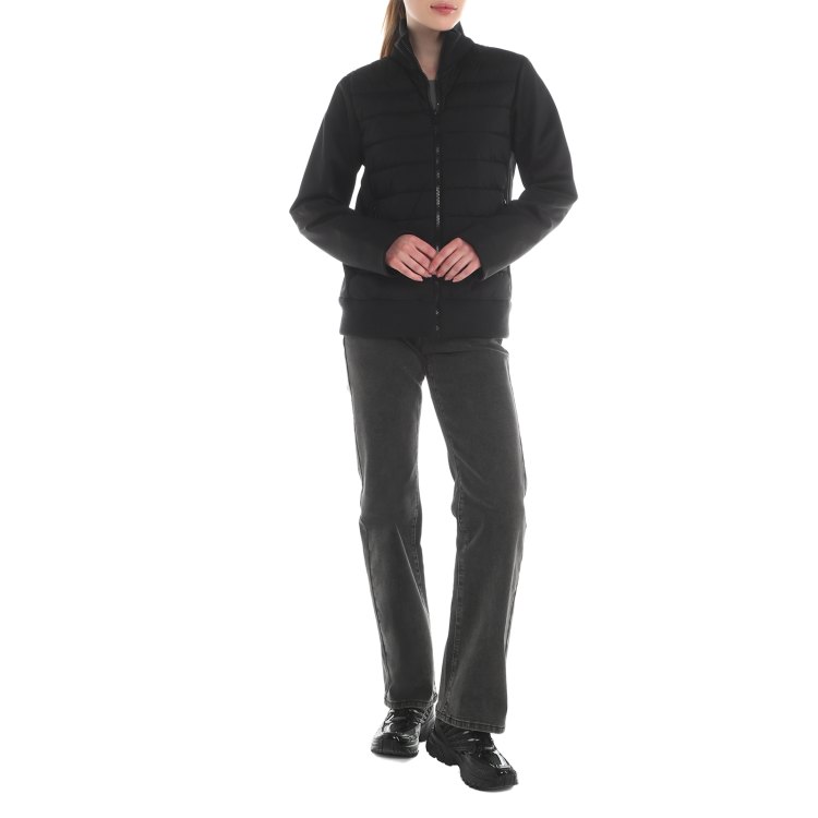 

Куртка женская Maison David MLY23-0606-2WF черная XXL, Черный, MLY23-0606-2WF
