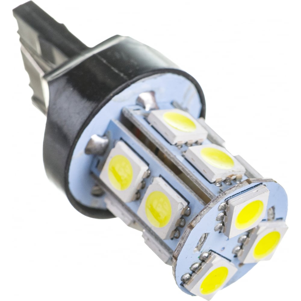 SKYWAY Автолампа диод T20/5W21/5W 12V 13 SMD без цоколя 2-контактная Белая габариты, стопы