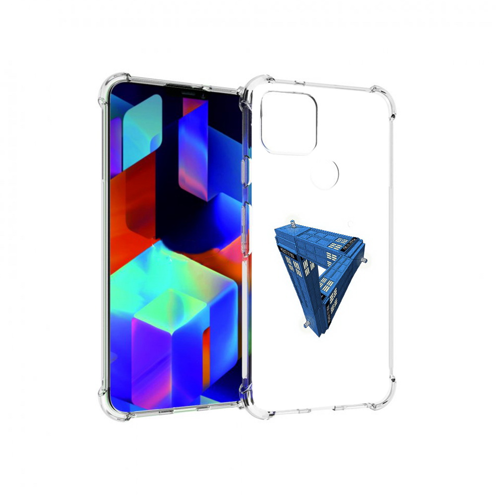 

Чехол MyPads Tocco для Google Pixel 5 головолока абстракция, Прозрачный, Tocco