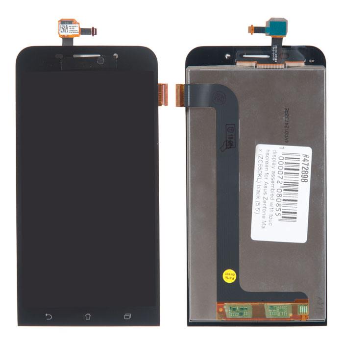 

Дисплей в сборе с тачскрином для Asus Zenfone Max (ZC550KL) чёрный (5.5"), PD-472898