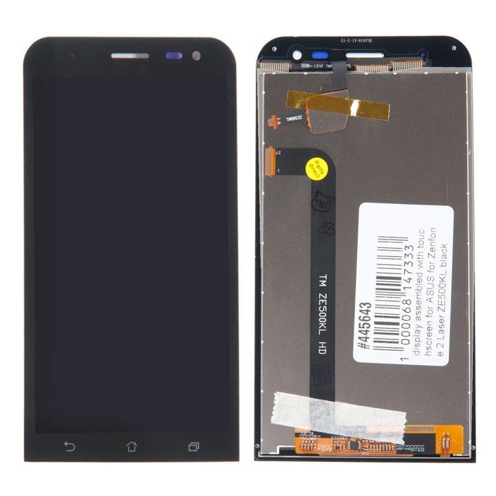 

Дисплей в сборе с тачскрином для Asus Zenfone 2 Laser (ZE500KL) чёрный (5.0"), PD-445643