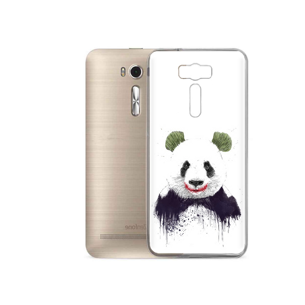 

Чехол MyPads Tocco для Asus ZenFone 2 Laser (ZE500KL) панда джокер, Прозрачный, Tocco
