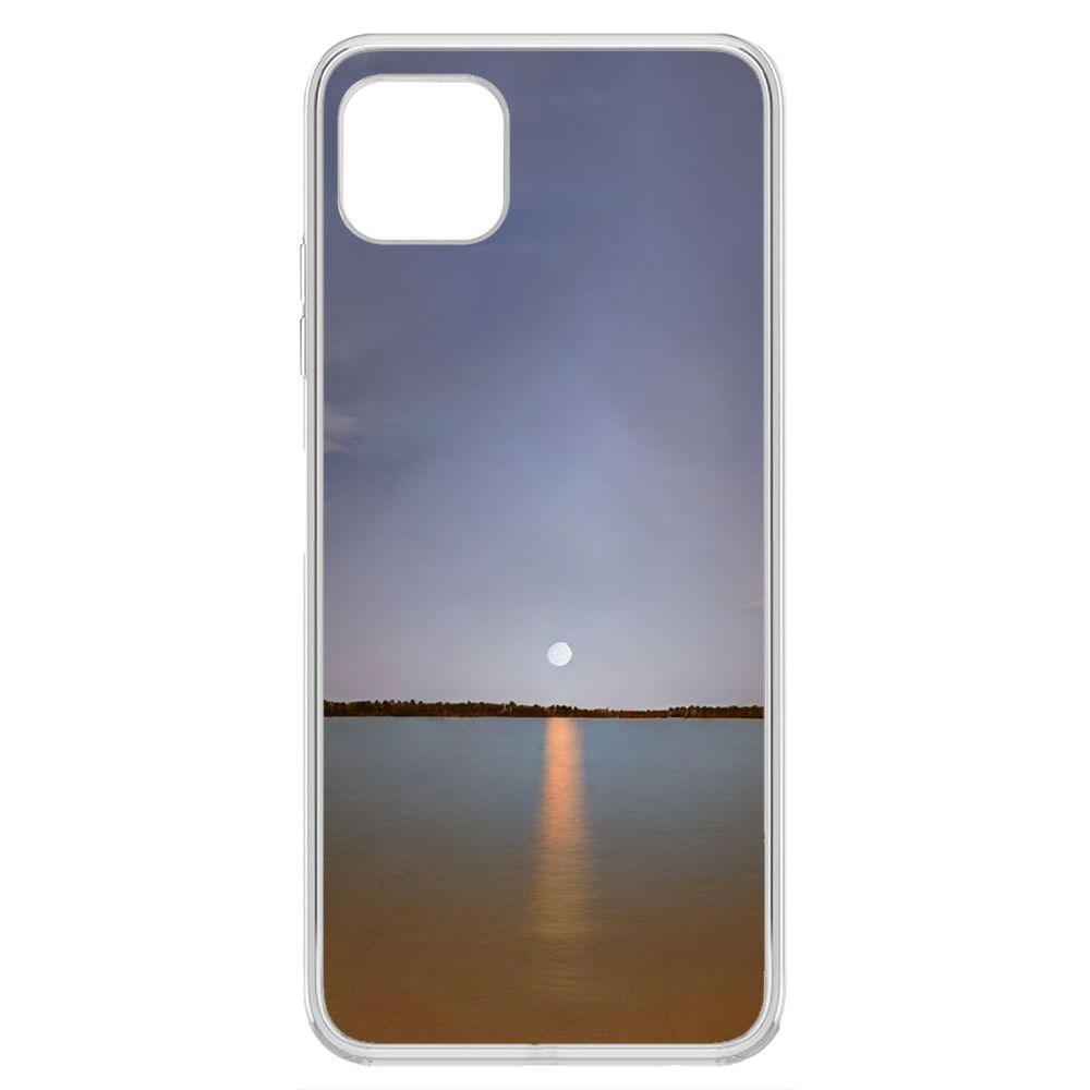 Чехол-накладка Krutoff Clear Case Закат над рекой для Samsung Galaxy A22s (A226)
